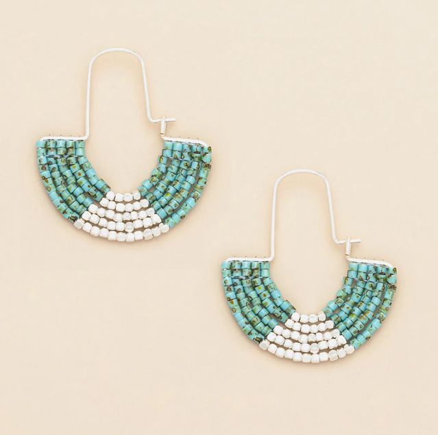 CHROMACOLOR MIYUKI U-HOOP EARRING