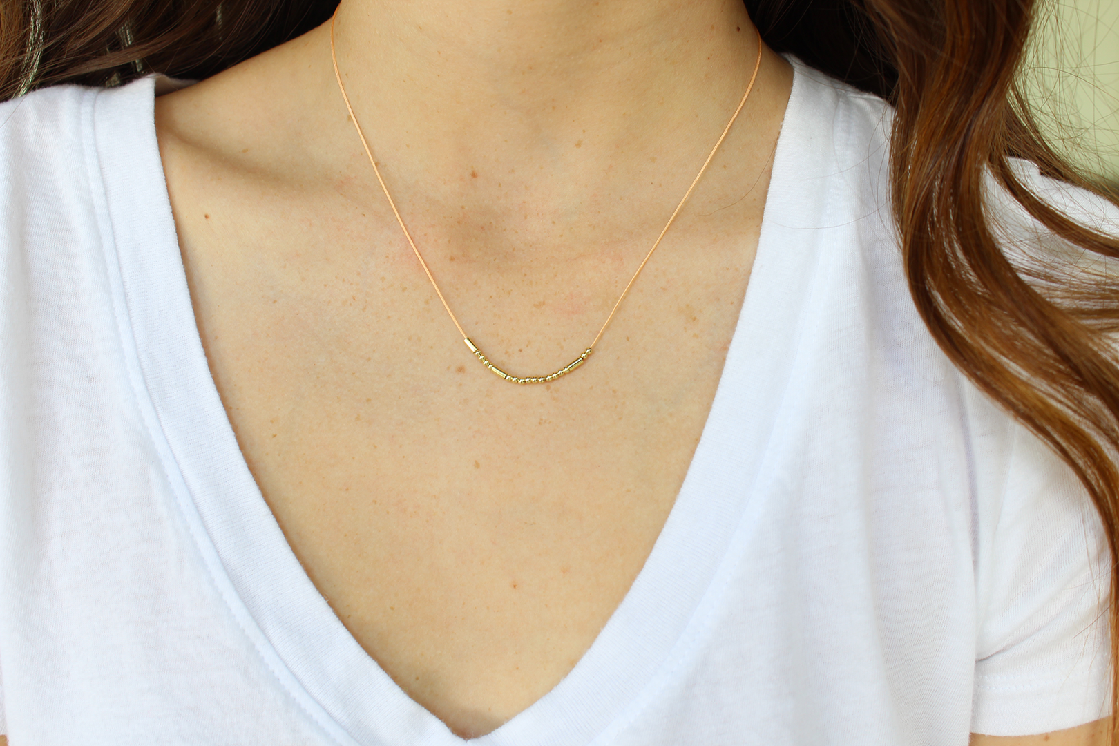 MORSE CODE NECKLACES