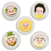 MR FOOD FACE - DINNER PLATE WHT