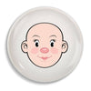 MS FOOD FACE - DINNER PLATE - GIRL LT