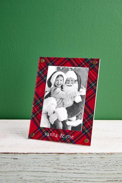 TARTAN SANTA & ME FRAME