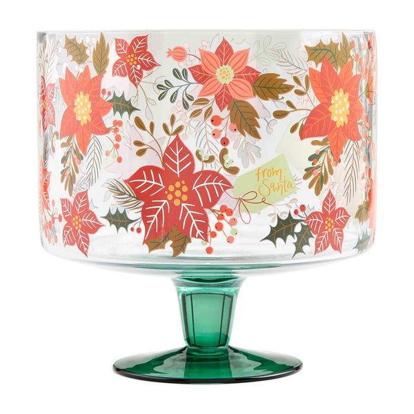 POINSETTIA TRIFLE BOWL