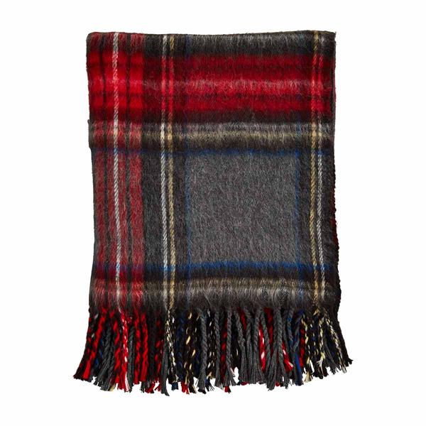 TARTAN FRINGE THROWS