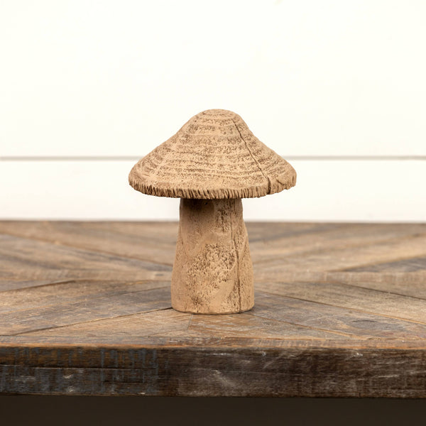 6.5" NATURAL MUSHROOM