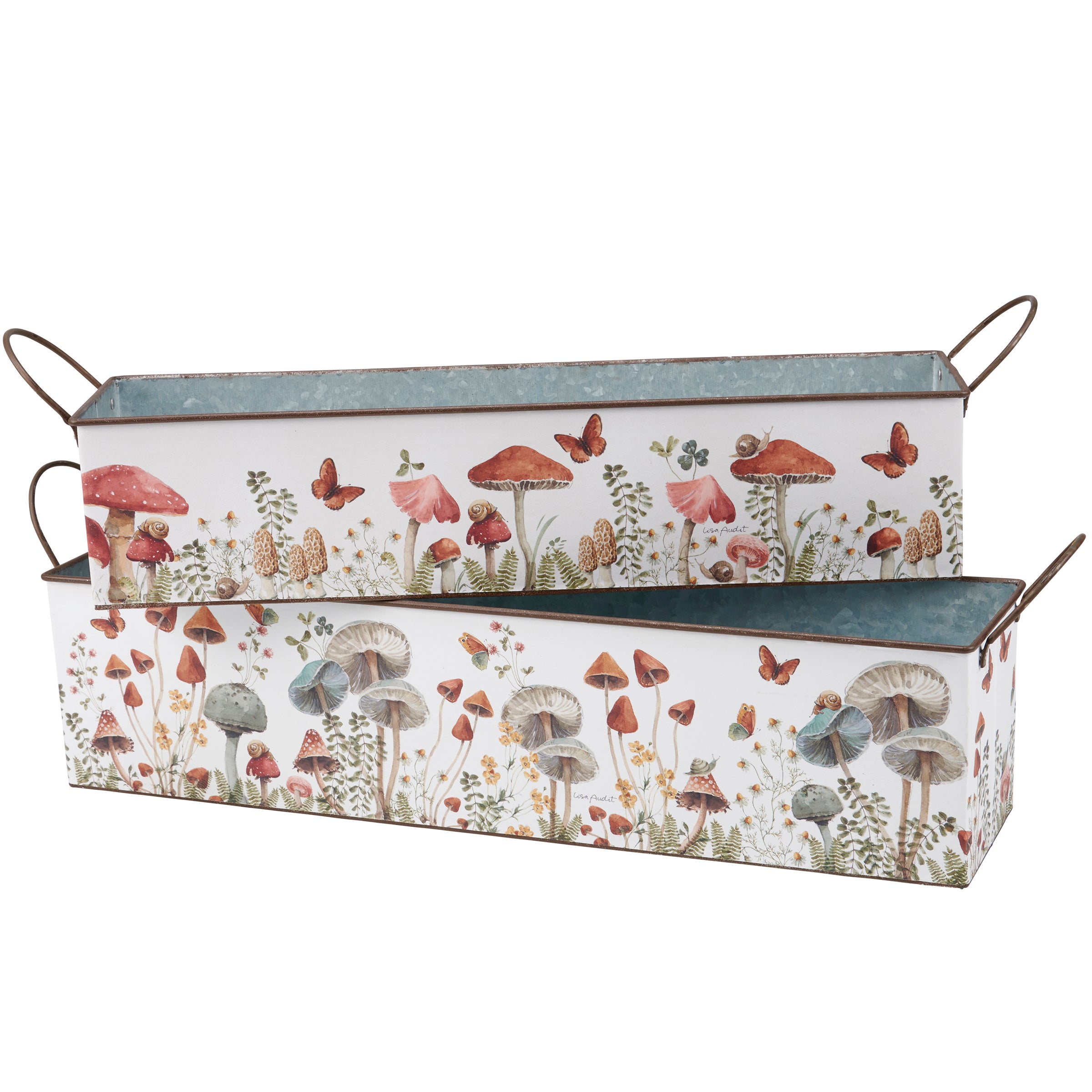 METAL RECTANGLE MUSHROOM BIN