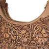 HANDTOOLED DANNIA MEDIUM PURSE - SLANT FORM