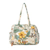 MYRA SUNNYFIELD COTTON DIAPER BAG IN OCHRE FERN
