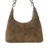 MYRA JUNIPER TRAIL GENUINE SUIDE BAG OLIVE