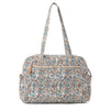 MYRA SUNNYFIELD COTTON DIAPER BAG IN DUSTY TEAL