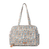 MYRA SUNNYFIELD COTTON DIAPER BAG IN DUSTY TEAL