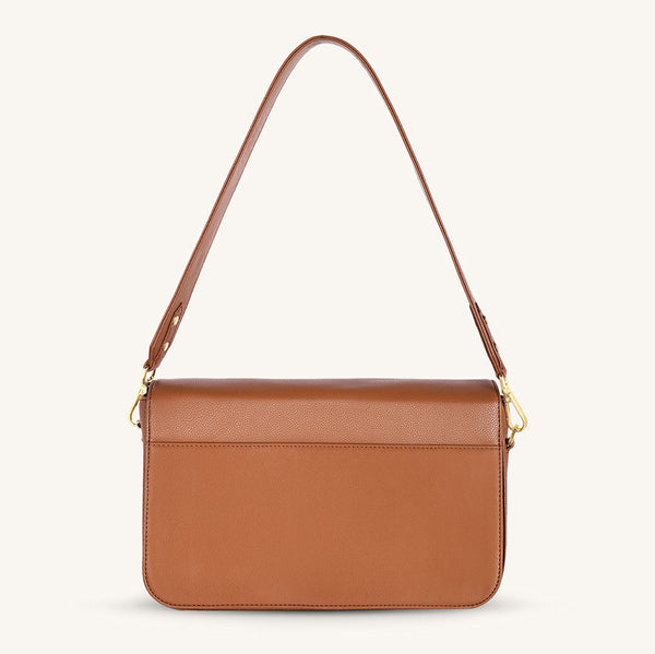 MIRA & MOSS RAVENNE SHOULDER BAG - TAN