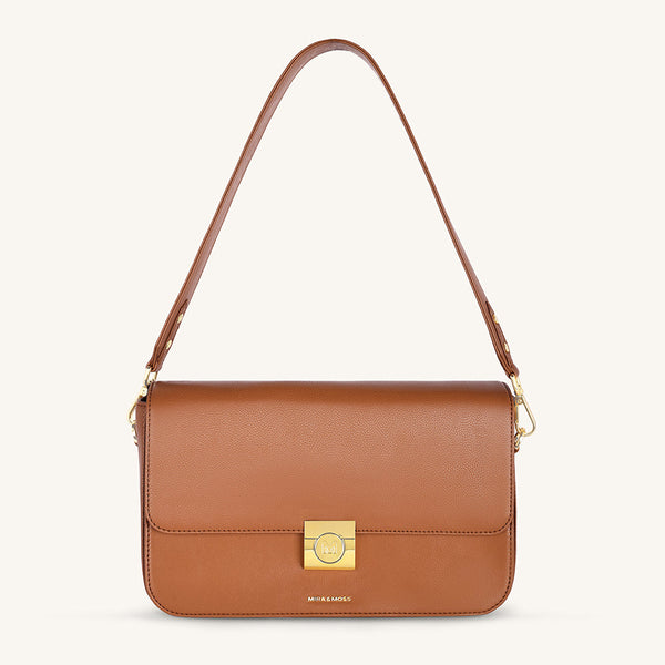 MIRA & MOSS RAVENNE SHOULDER BAG - TAN
