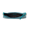 MYRA HERITAGE VINE EMBOSSED LEATHER BAG FOR WOMEN IN TURQUOISE