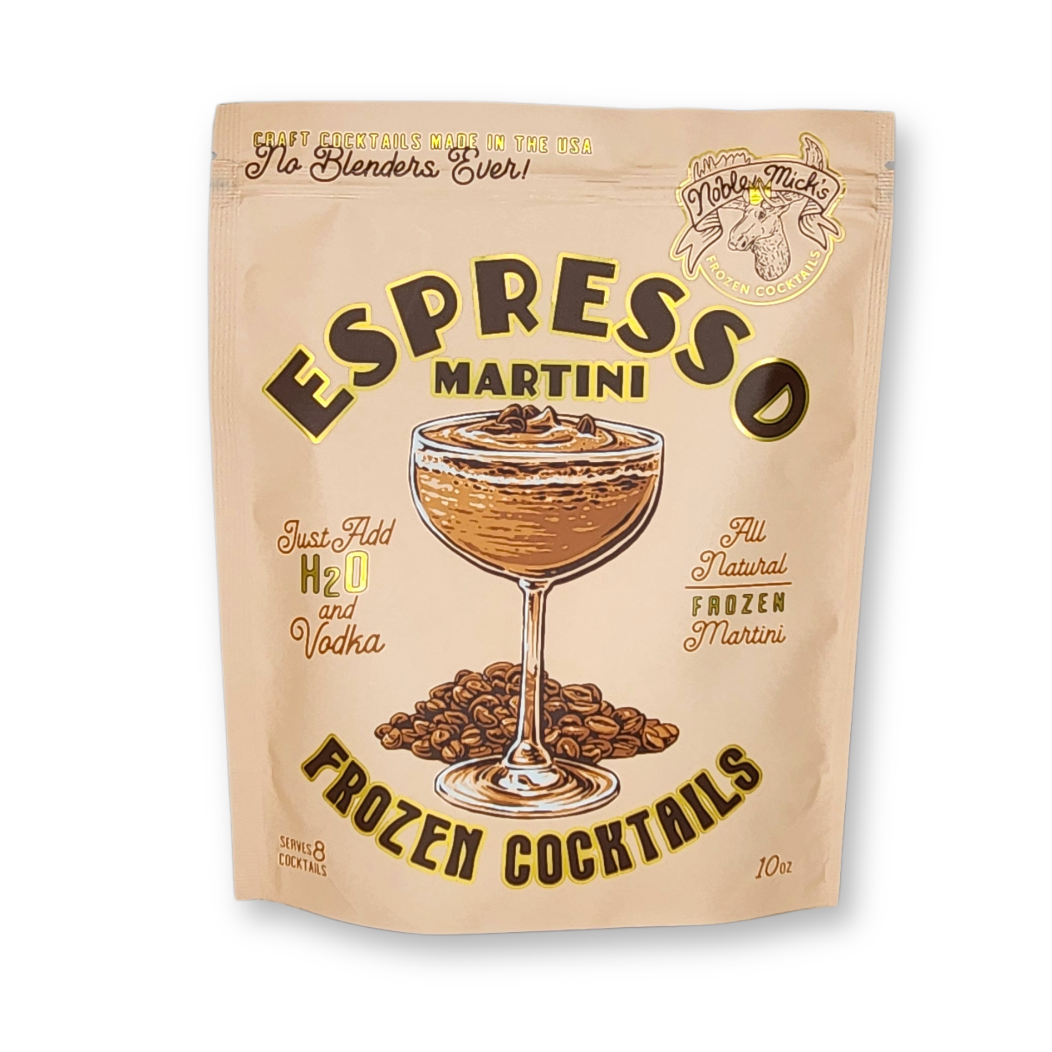 ESPRESSO MARTINI FROZEN COCKTAIL-JUST ADD WATER + VODKA