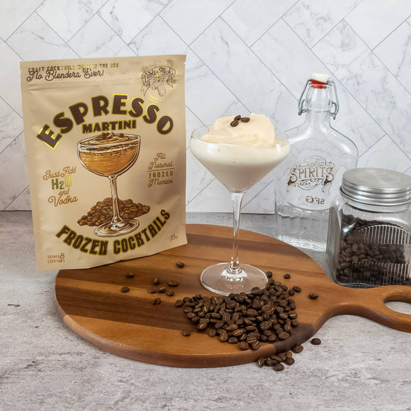 ESPRESSO MARTINI FROZEN COCKTAIL-JUST ADD WATER + VODKA