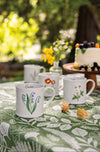 LAVENDER EMBOSSED MUG