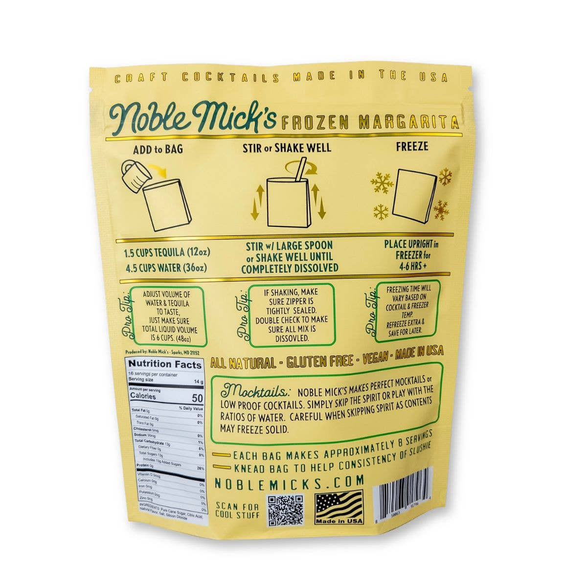 RODEO MARGARITA FROZEN COCKTAIL -JUST ADD WATER + TEQUILA