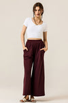 STRETCH YOGA WIDE LEG PALAZZO PANTS