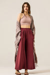 STRETCH YOGA WIDE LEG PALAZZO PANTS
