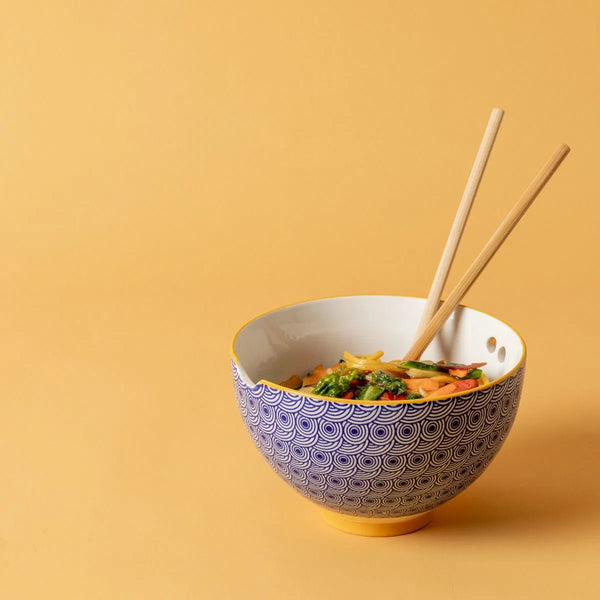 TYPHOON WORLD FOODS NOODLE BOWL & CHOPSTICKS SET