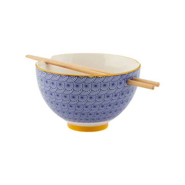 TYPHOON WORLD FOODS NOODLE BOWL & CHOPSTICKS SET