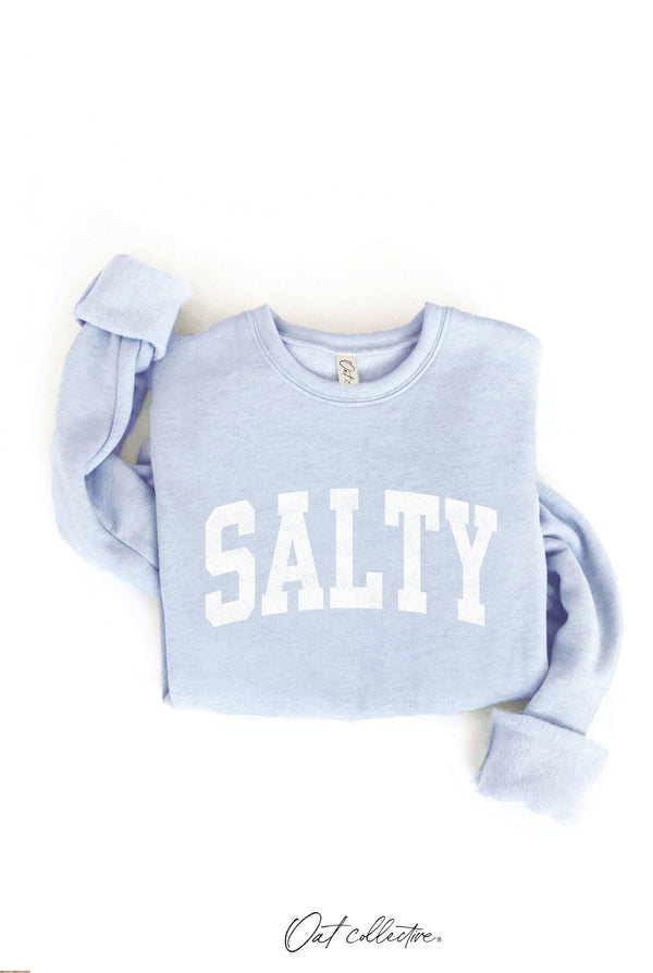 SALTY SWEATSHIRT, BABY BLUE