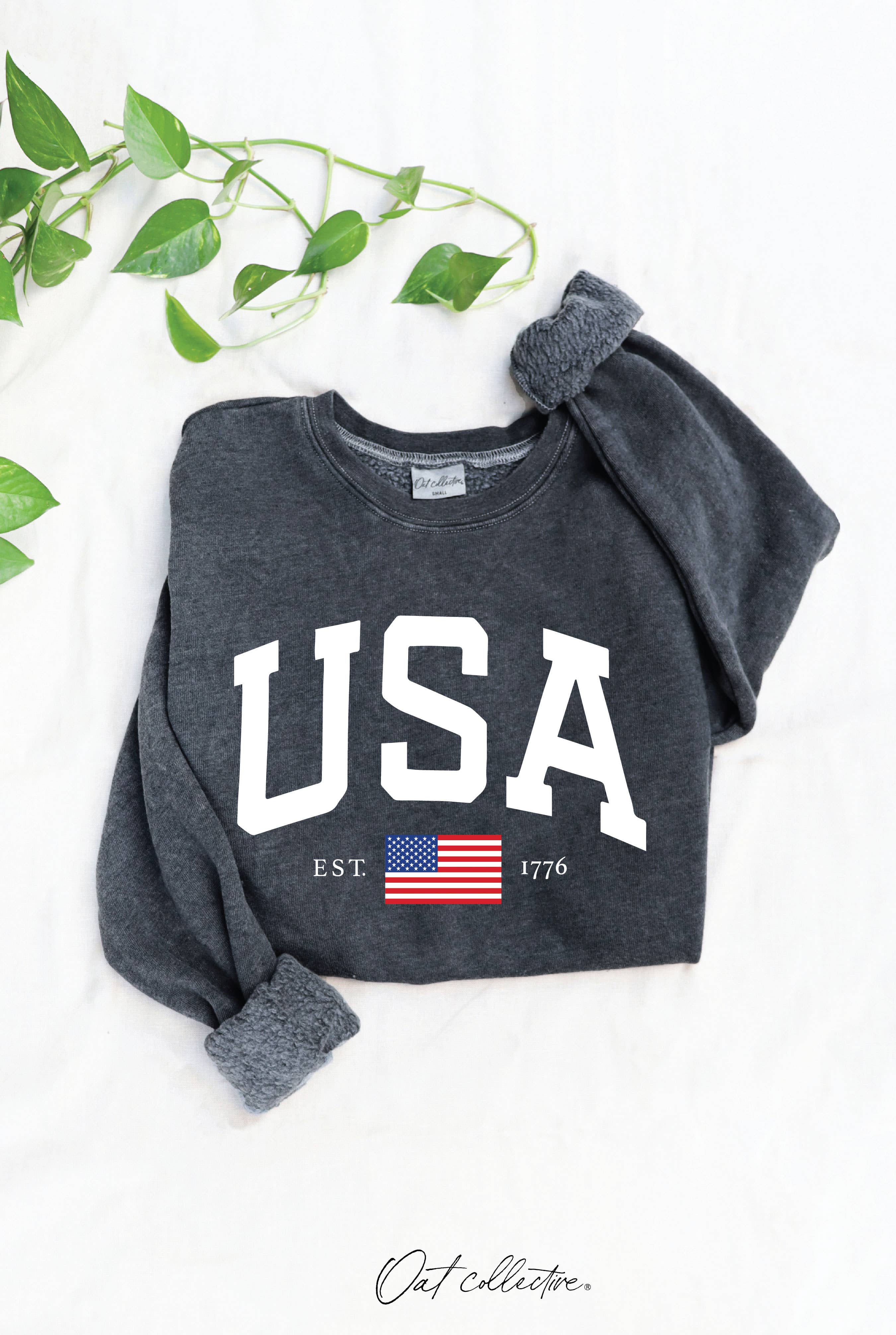 USA EST. 1776 SWEATSHIRT, NAVY