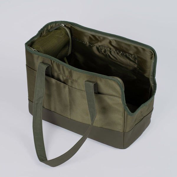OLIVE GREEN PET TOTE BAG