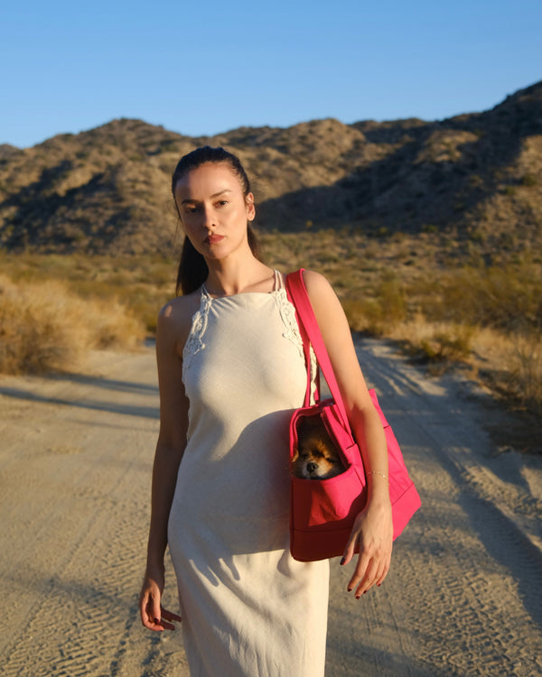 ROUGE BERRY PET TOTE BAG