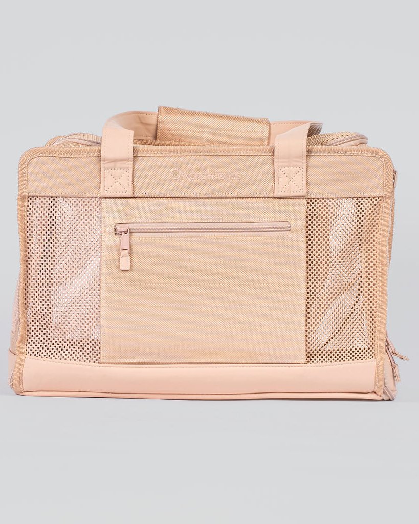 BEIGE PET TRAVEL CARRIER