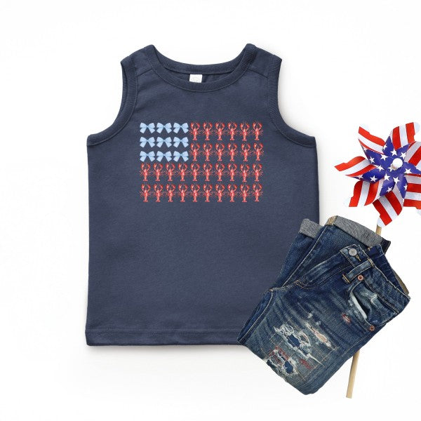 LOBSTER AMERICAN FLOG COQUETTE YOUTH TANK TOP