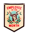 EMPLOYEE OF THE MONTH CAMP FLAG