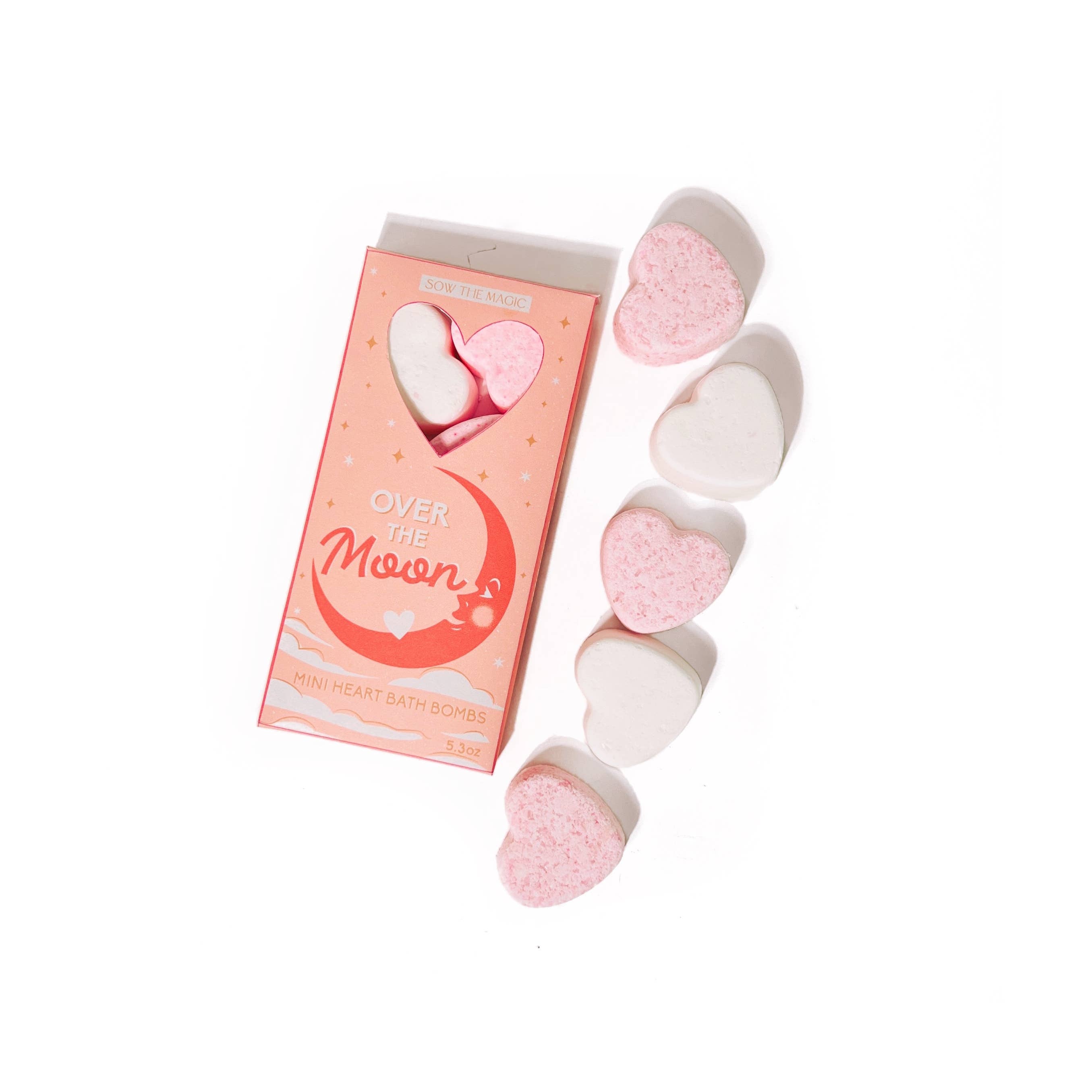 OVER THE MOON MINI SWEET HEART BATH BOMB GIFT SET