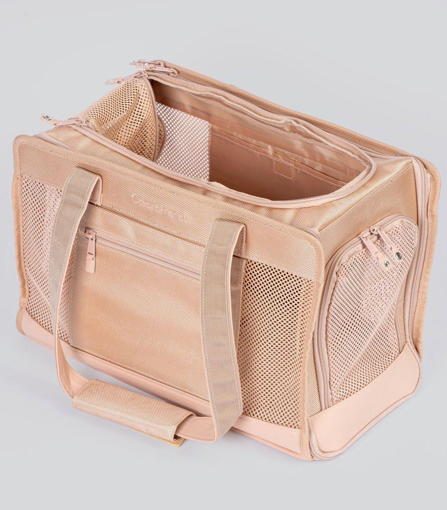 BEIGE PET TRAVEL CARRIER