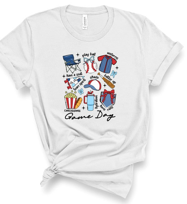 GAME DAY BASEBALL GRAPHIC TEE