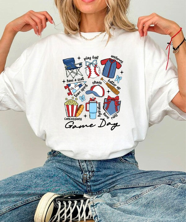 GAME DAY BASEBALL GRAPHIC TEE