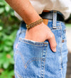 NON TARNISH GOLD HEMATITE BRACELET