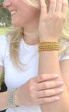 NON-TARNISH SILVER HEMATITE BRACELET