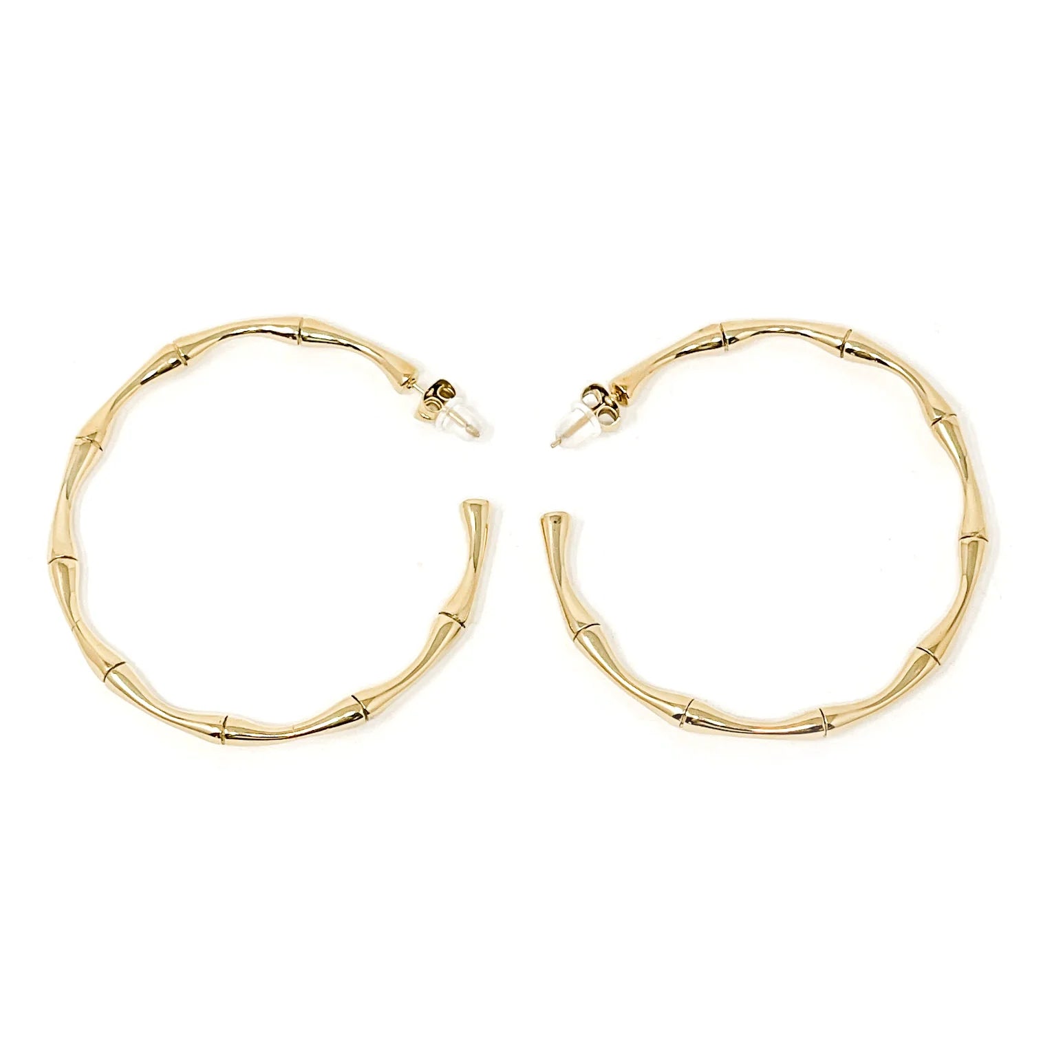 BAMBOO BRUSHED GOLD POWERBLESSING HOOP
