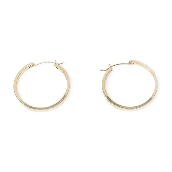 NON-TARNISH GOLD-FILLED CLASSIC 1" HOOPS