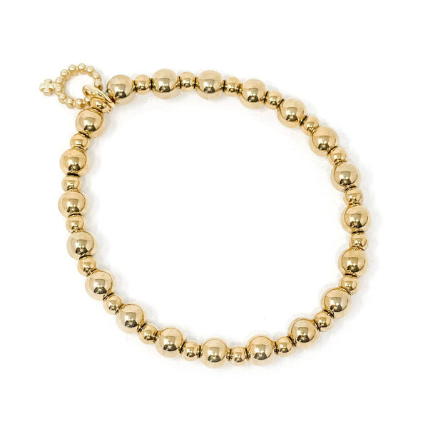 4MM & 2MM MINI MIXED NON-TARNISH HEMATITE: AVERAGE 7"