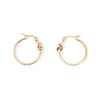 NON-TARNISH GOLD-FILLED KNOTTED HOOP