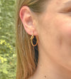 NON-TARNISH GOLD-FILLED KNOTTED HOOP