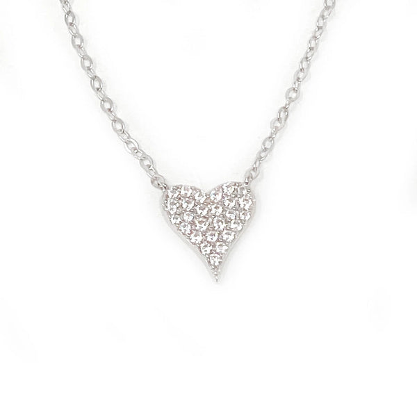 16" PETITE PAVE HEART