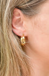 NON-TARNISH GOLD-FILLED DOUBLE HOOPS