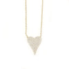16" PETITE PAVE HEART