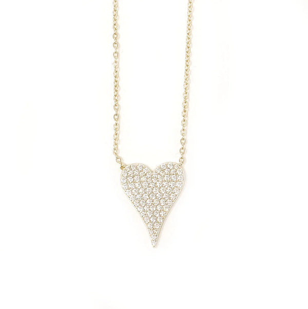 16" PETITE PAVE HEART
