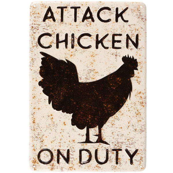 ATTACK CHICKEN WALL DECOR