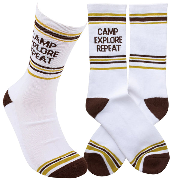 CAMP EXPLORE REPEAT SOCKS