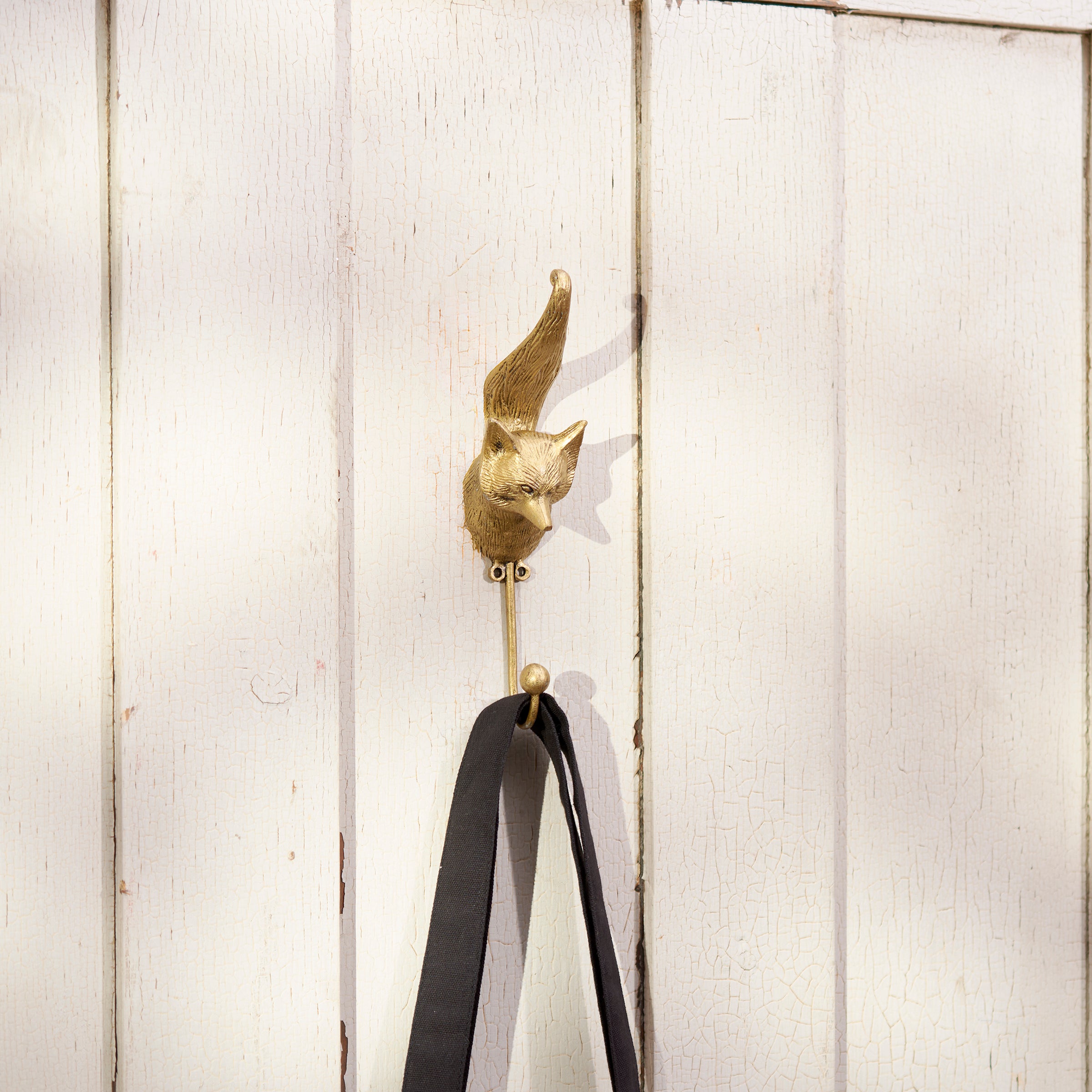 BRONZE FOX WALL HOOK